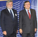 Il Gran Maestro Gustavo Raffi e José Manuel Barroso