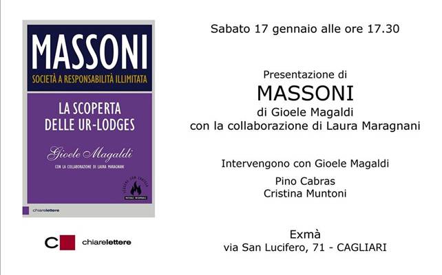 Presentazione Massoni Cagliari 17 gennaio 2015