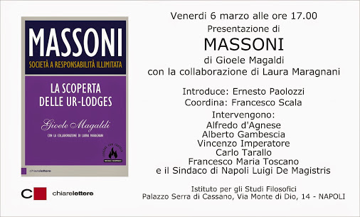 Massoni presentazione a Napoli del 6 marzo 2015