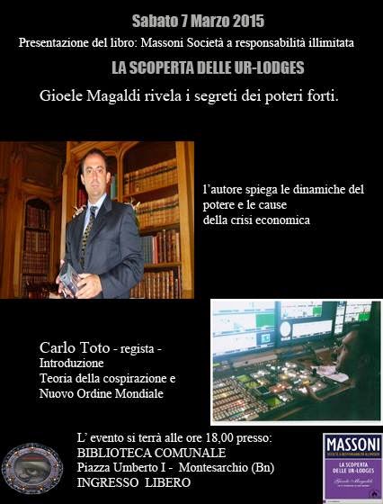 Massoni presentazione a Montesarchio del 7 marzo 2015