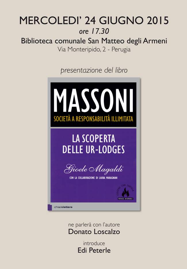 Presentazione Massoni Perugia 24 giugno 2015