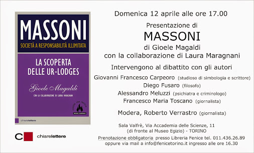 Presentazione Massoni Torino 12 aprile 2015
